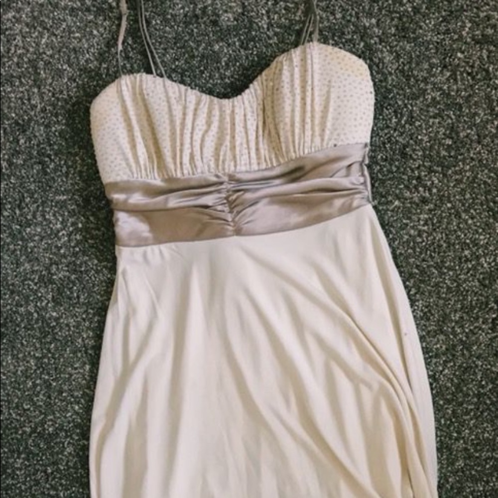 WHITE FORMAL DRESS